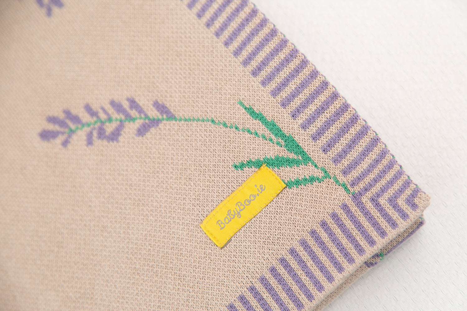 Organic cotton Lavender BlankieBoo