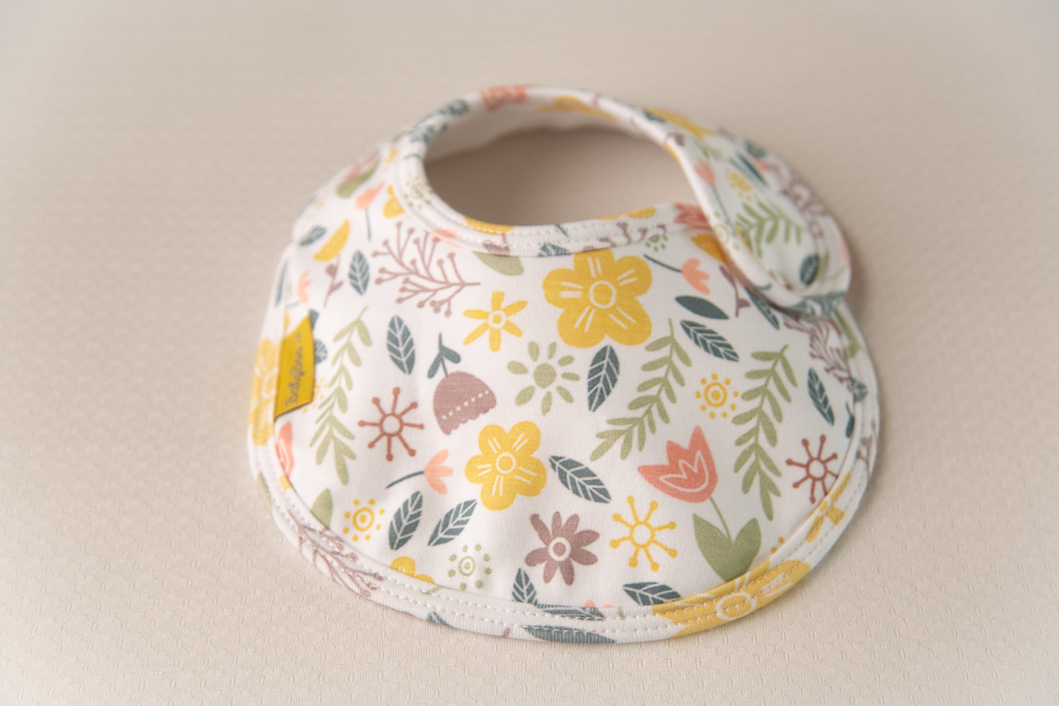 Retro Floral organic cotton LittleBoo baby bib