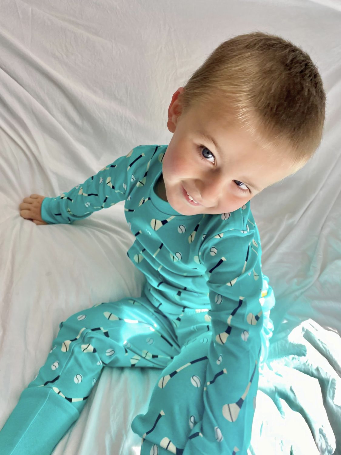 Teal GAA fan organic cotton loungewear set