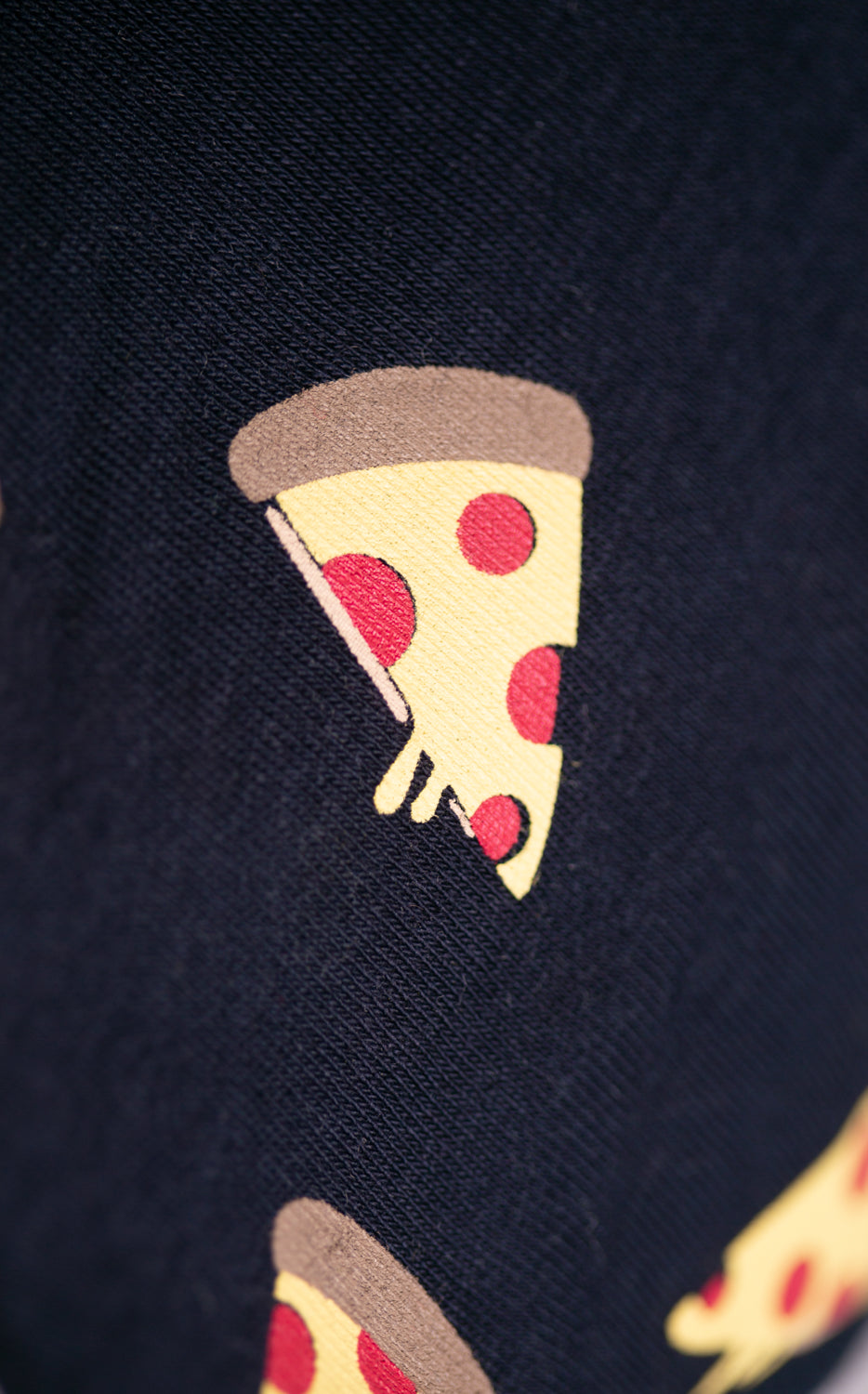 Pizza monster organic cotton DribbleBoo bandana bib