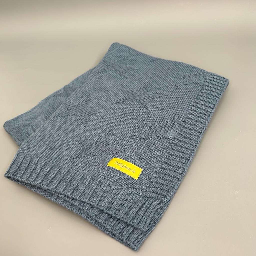 Floral name Personalised Organic Cotton BlankieBoo baby blanket