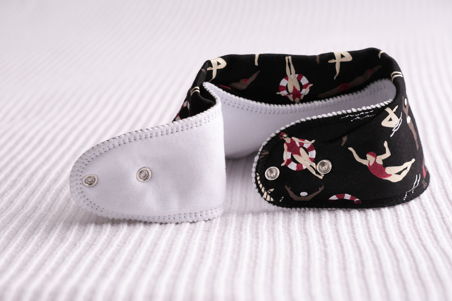 Swimmers organic cotton DribbleBoo bandana bib