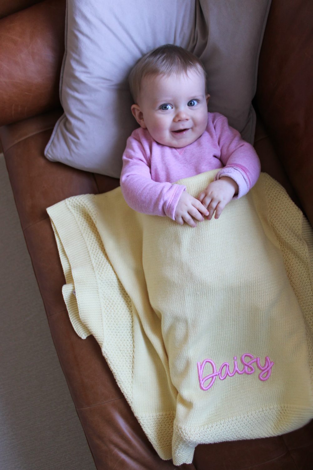 3D Puff Personalised Organic Cotton BlankieBoo baby blanket