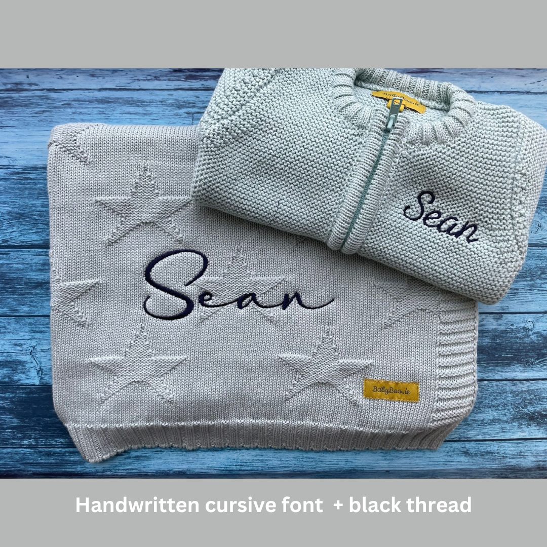 Our little star dove organic cotton BlankieBoo