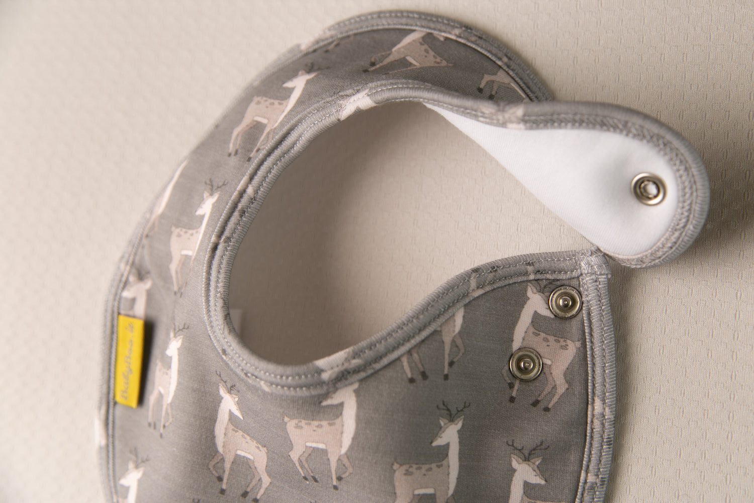 Grey Deers organic cotton LittleBoo baby bib