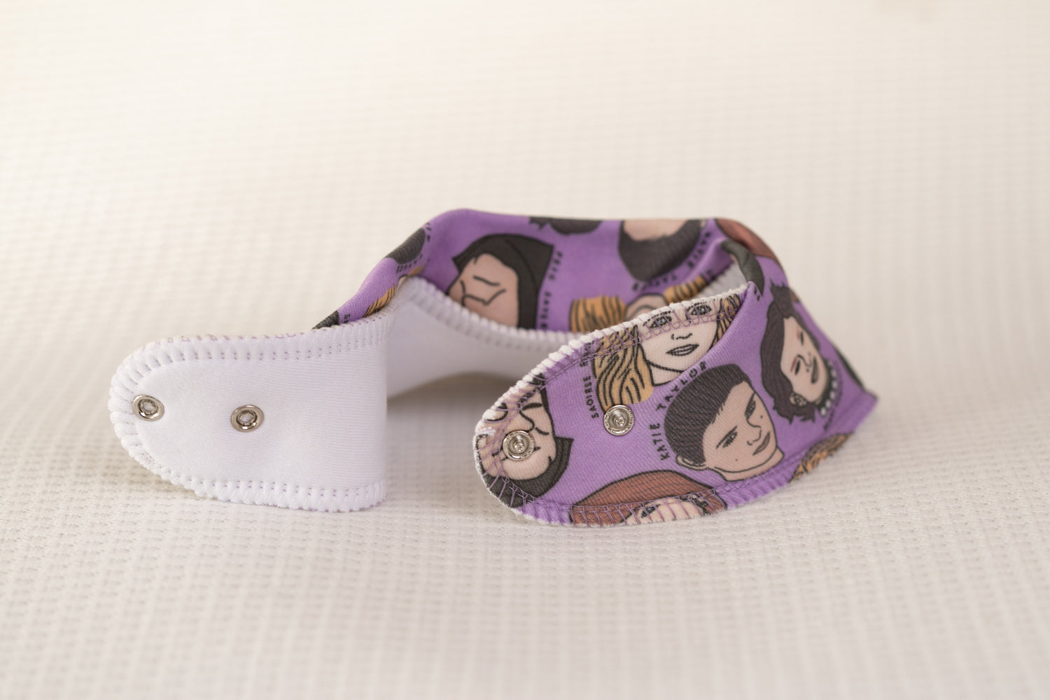 Irish female icons organic cotton DribbleBoo bandana bib