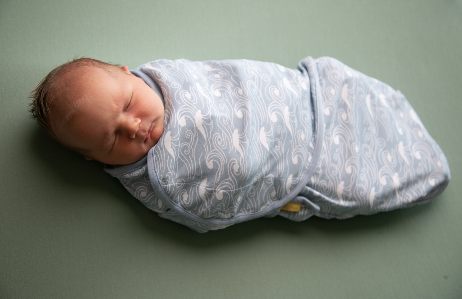 Waves organic cotton SwaddleBoo