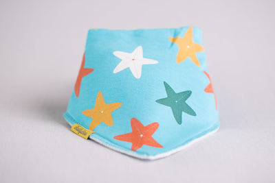 Starfishing Organic Cotton DribbleBoo bandana bib