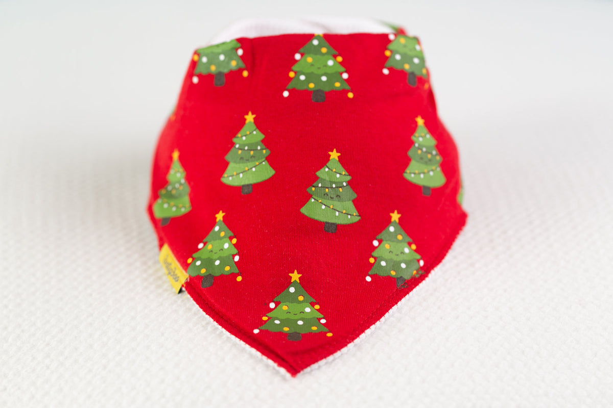 Happy trees organic cotton DribbleBoo bandana bib