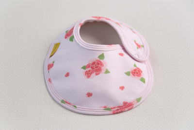 Roses organic cotton LittleBoo baby bib