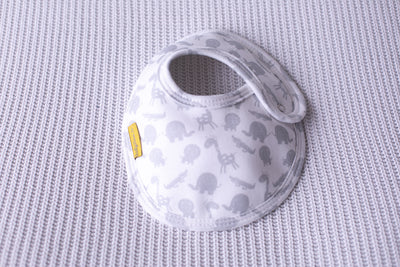Jungle print organic cotton LittleBoo baby bib