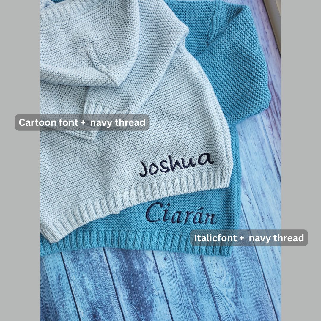 Teal organic cotton hoodie