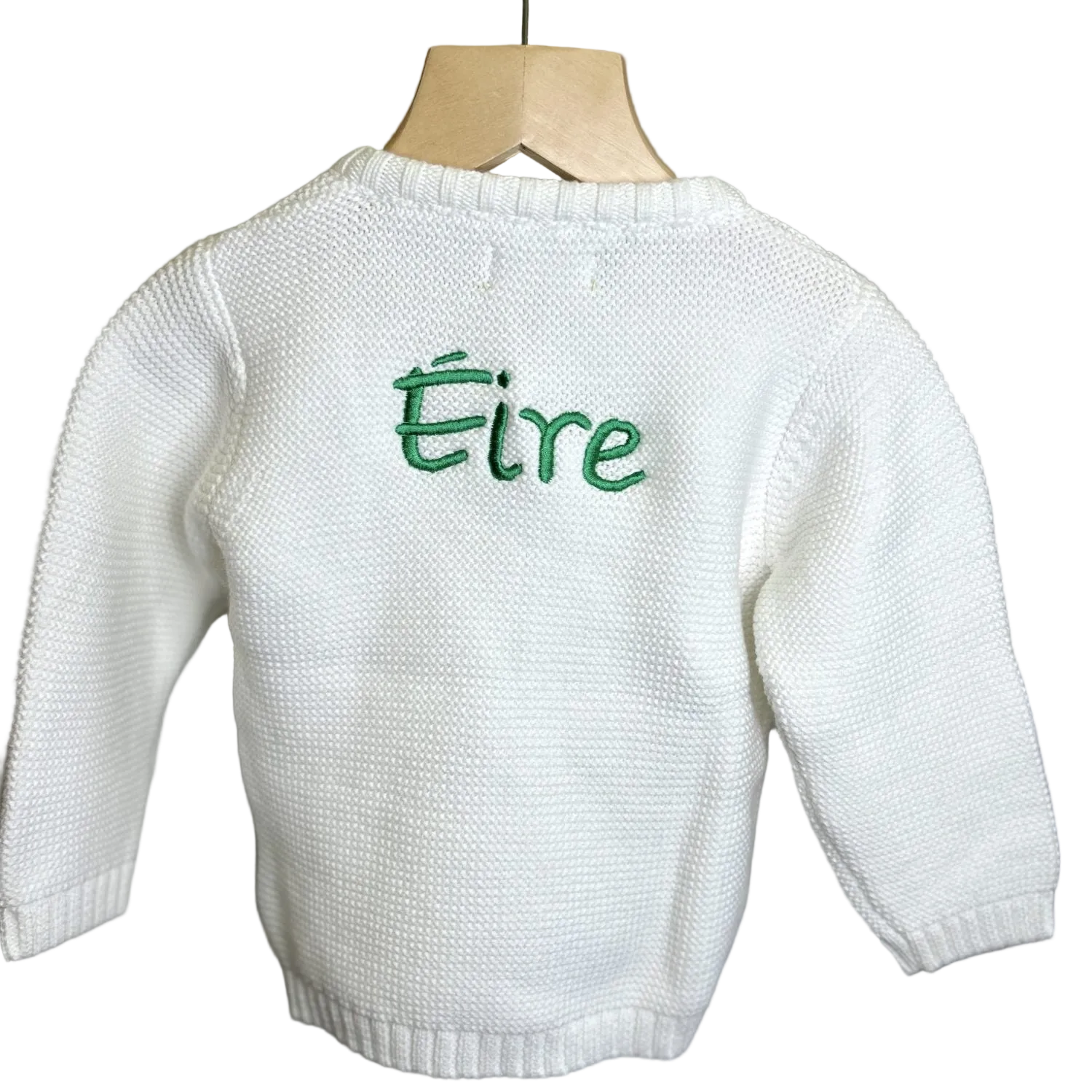 Éire organic cotton zipped cardigan