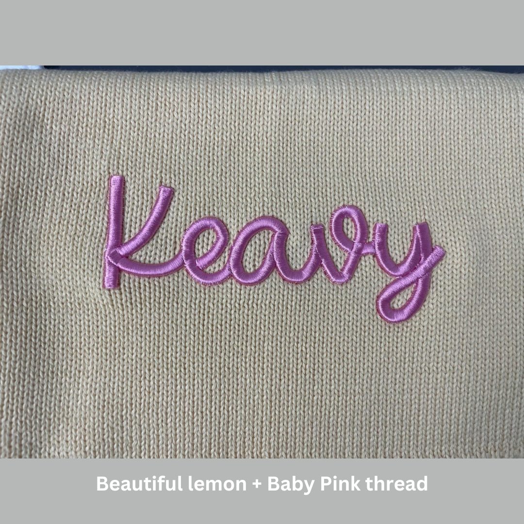 3D Puff Personalised Organic Cotton BlankieBoo baby blanket