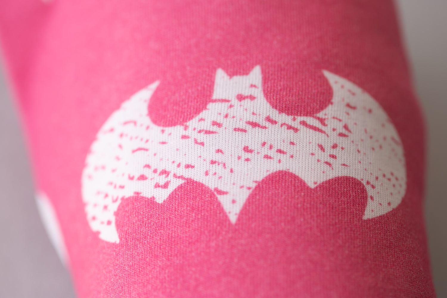 Pink batman organic cotton BeddyBoo fitted sheet