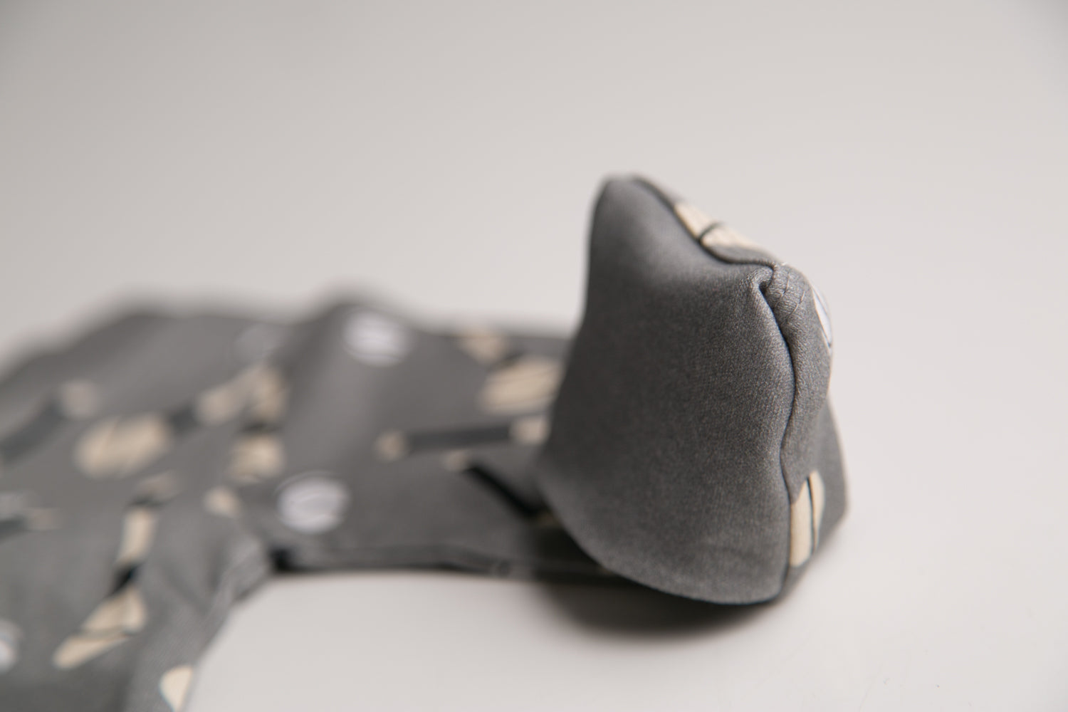 Grey GAA organic cotton ZippyBoo suit