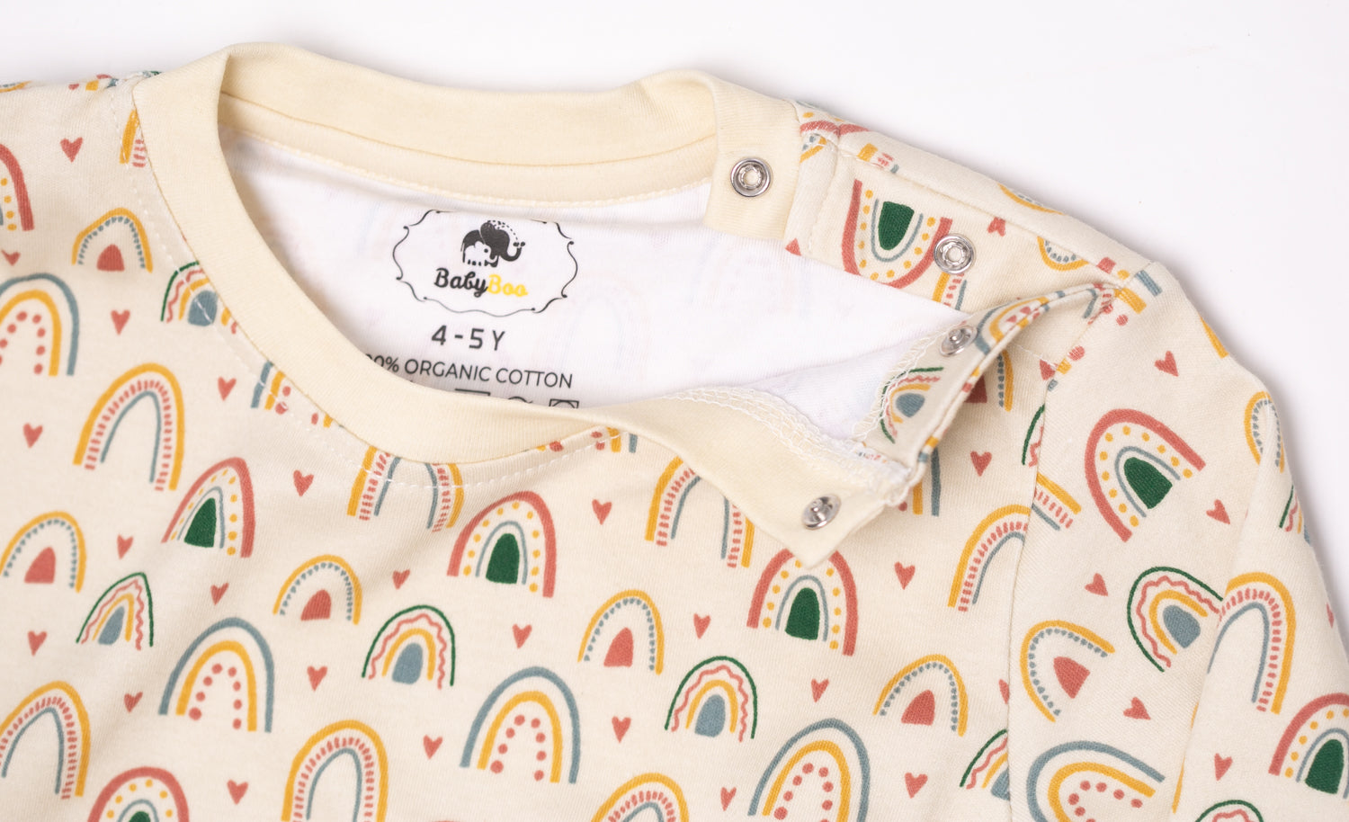 Boho Rainbows organic cotton loungewear set