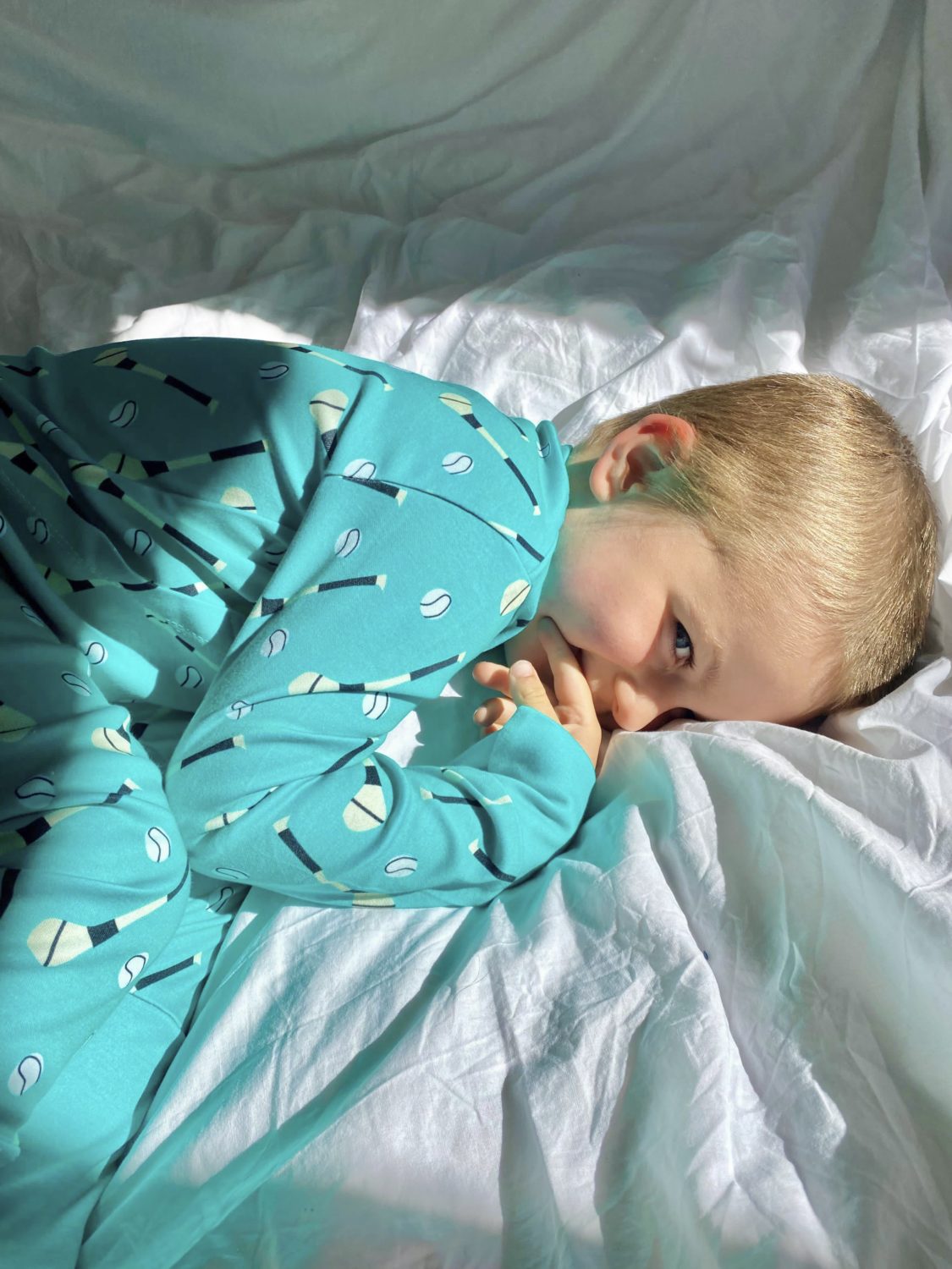 Teal GAA fan organic cotton loungewear set