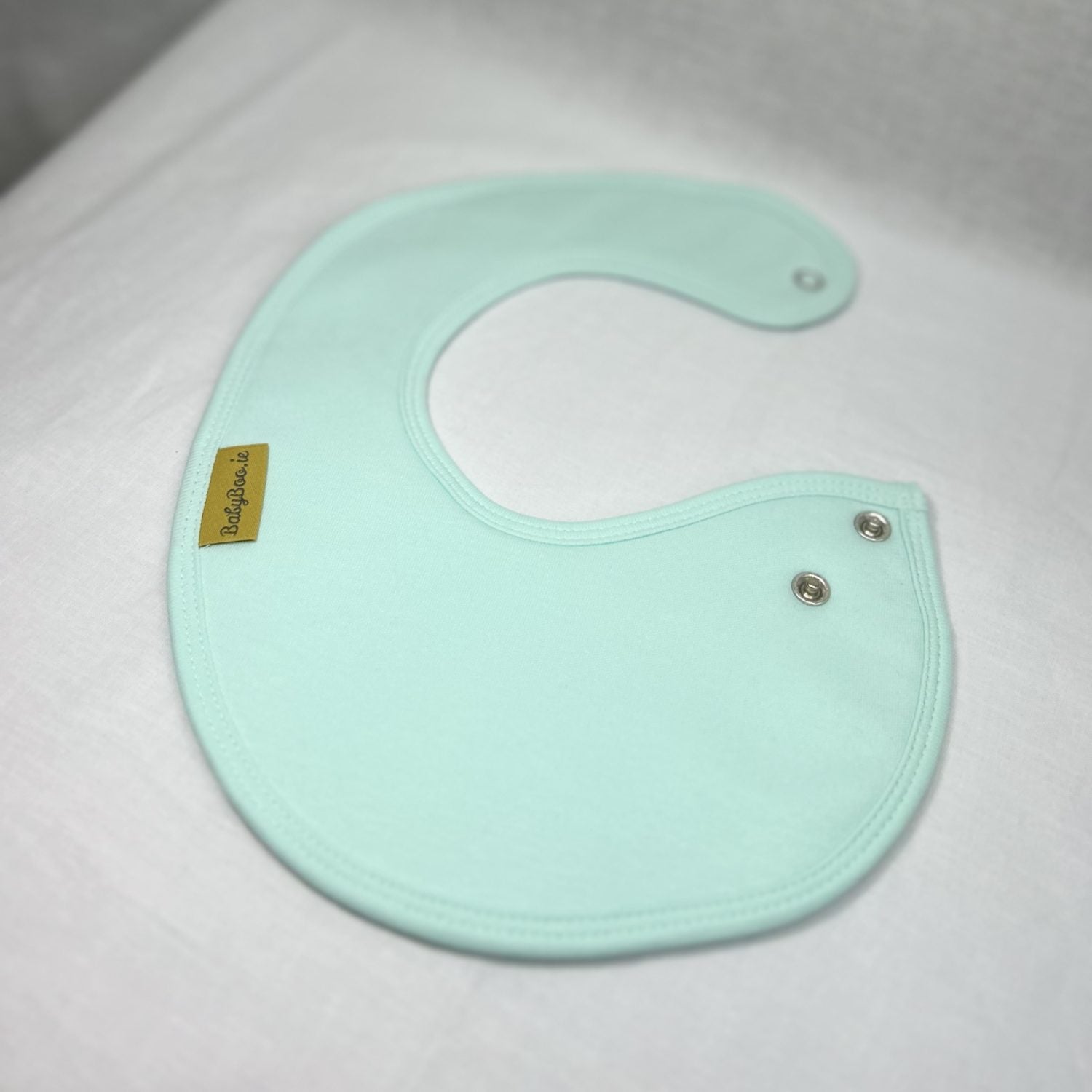 Heart Breaker organic cotton LittleBoo newborn bib