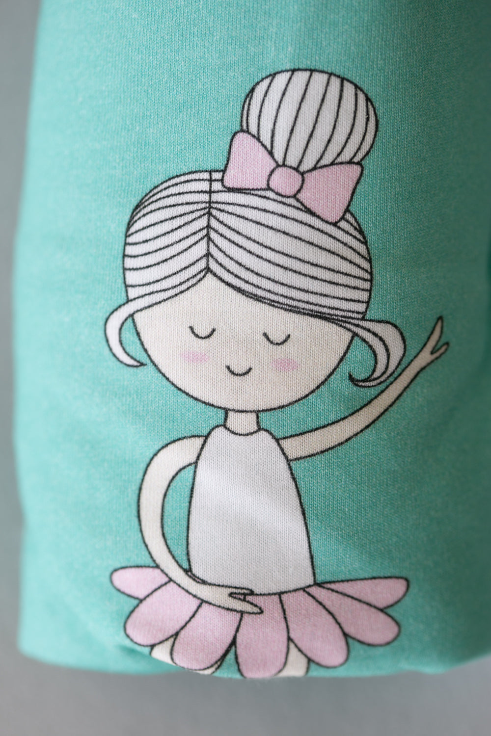 Ballerina organic cotton BeddyBoo fitted sheet