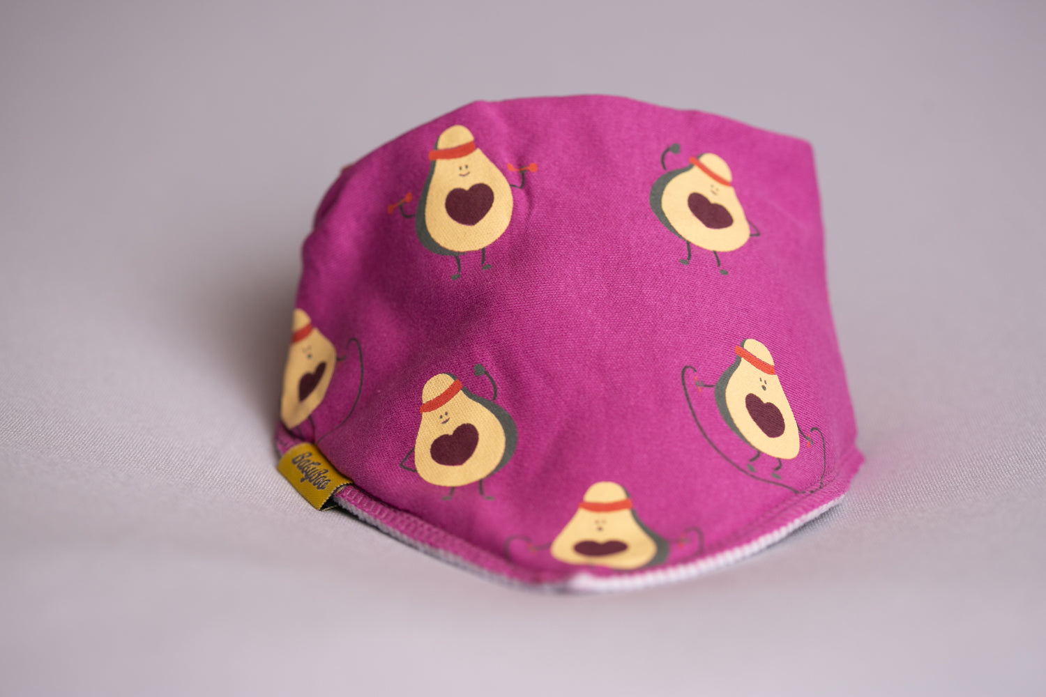 Skipping avo organic cotton DribbleBoo bandana bib