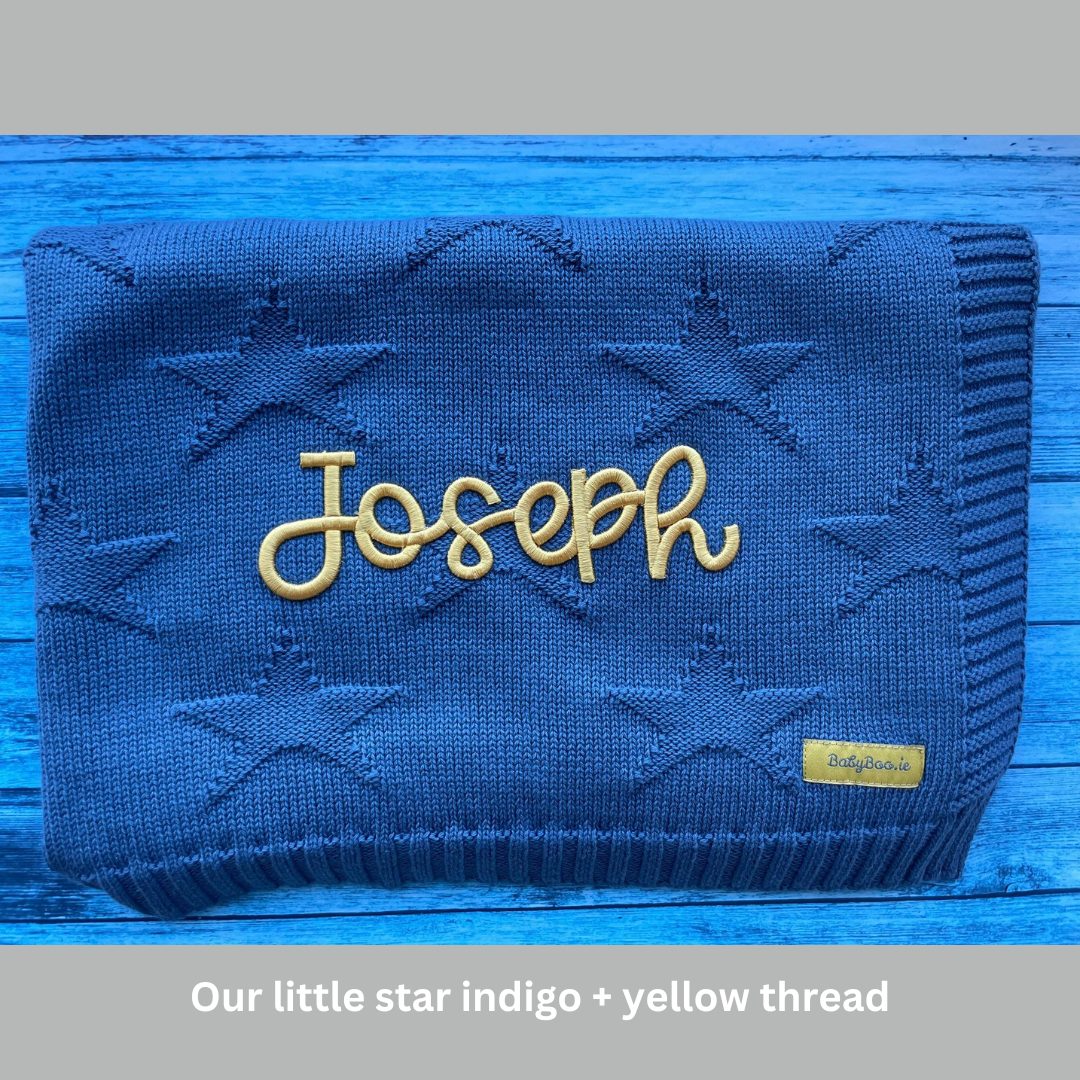 3D Puff Personalised Organic Cotton BlankieBoo baby blanket