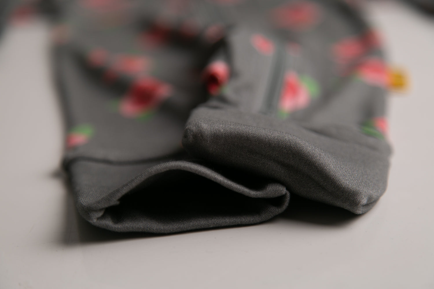 Grey roses organic cotton ZippyBoo suit