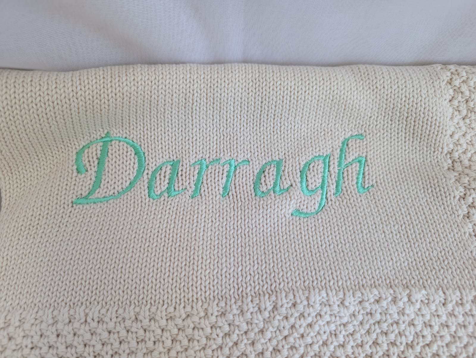Sale - Organic cotton Beautiful Grey Blankieboo - Darragh