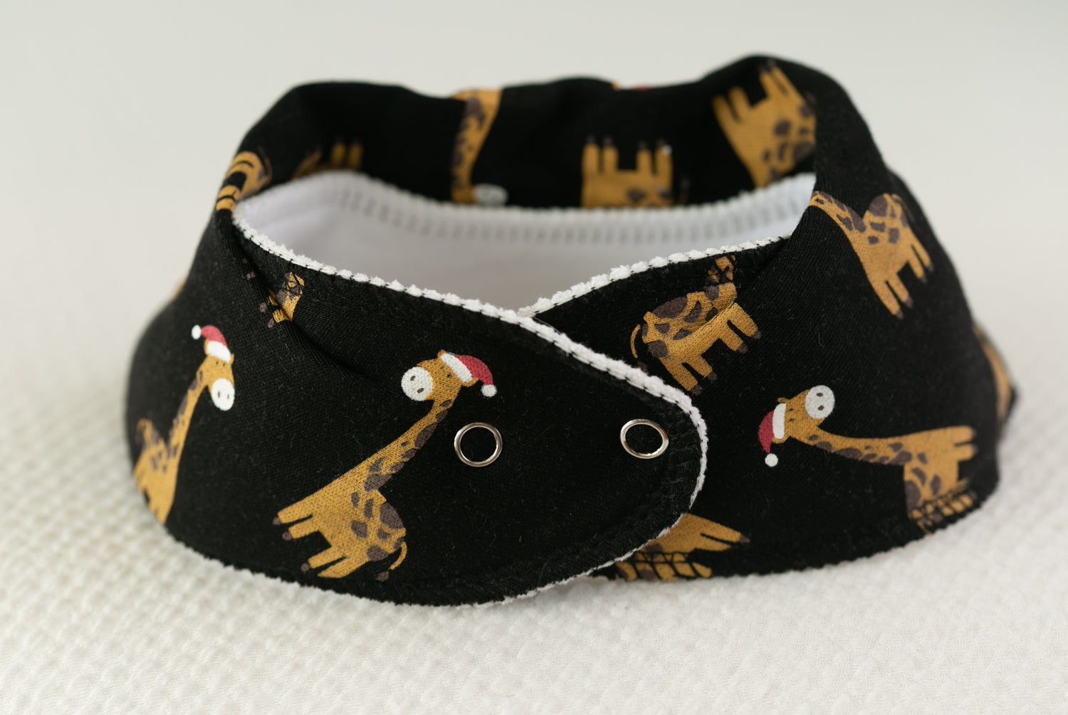 Christmas Gerry Giraffe organic cotton DribbleBoo bandana bib
