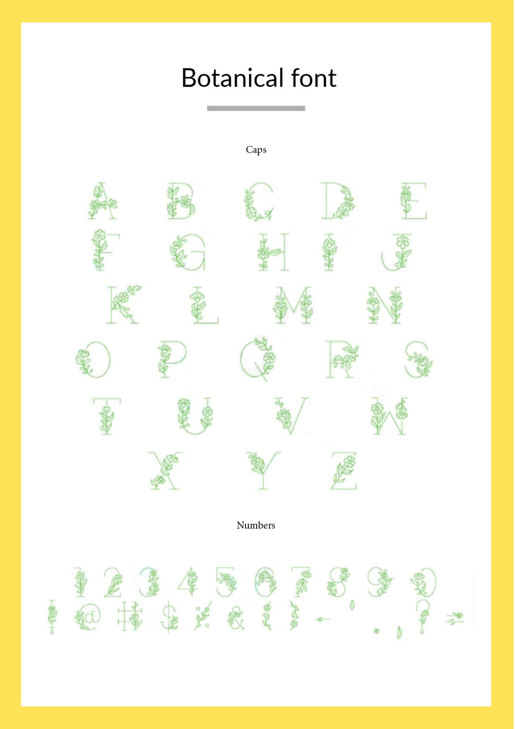 Botanical Letter organic cotton BiggerBoo bandana bib (age 3+)