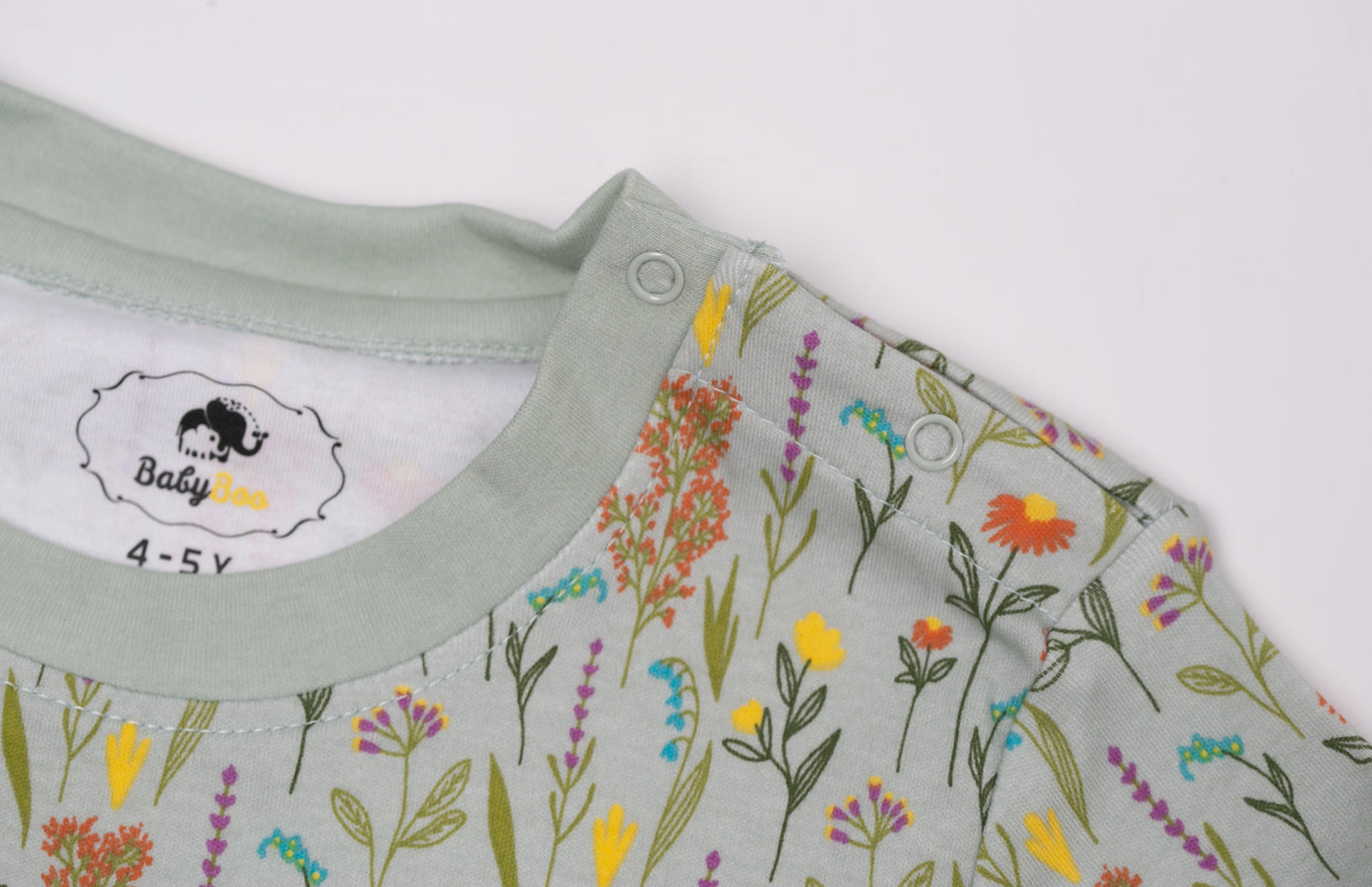 Wildflowers organic cotton loungewear set