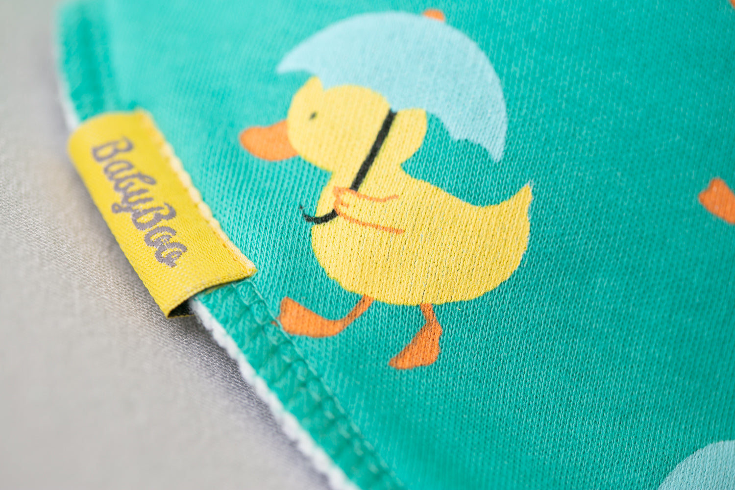 Weather for ducks organic cotton DribbleBoo bandana bib