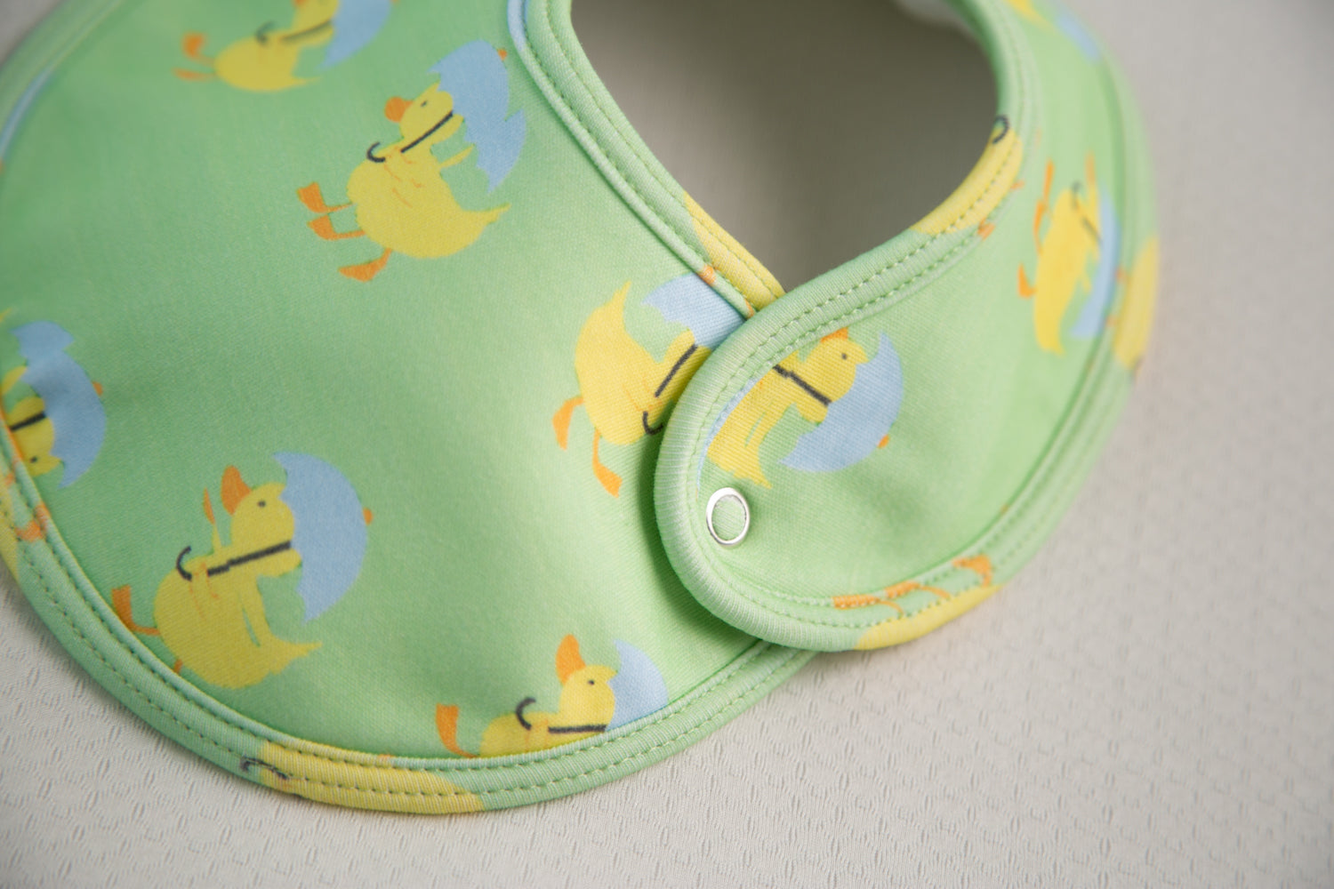Waddling Ducks organic cotton LittleBoo baby bib