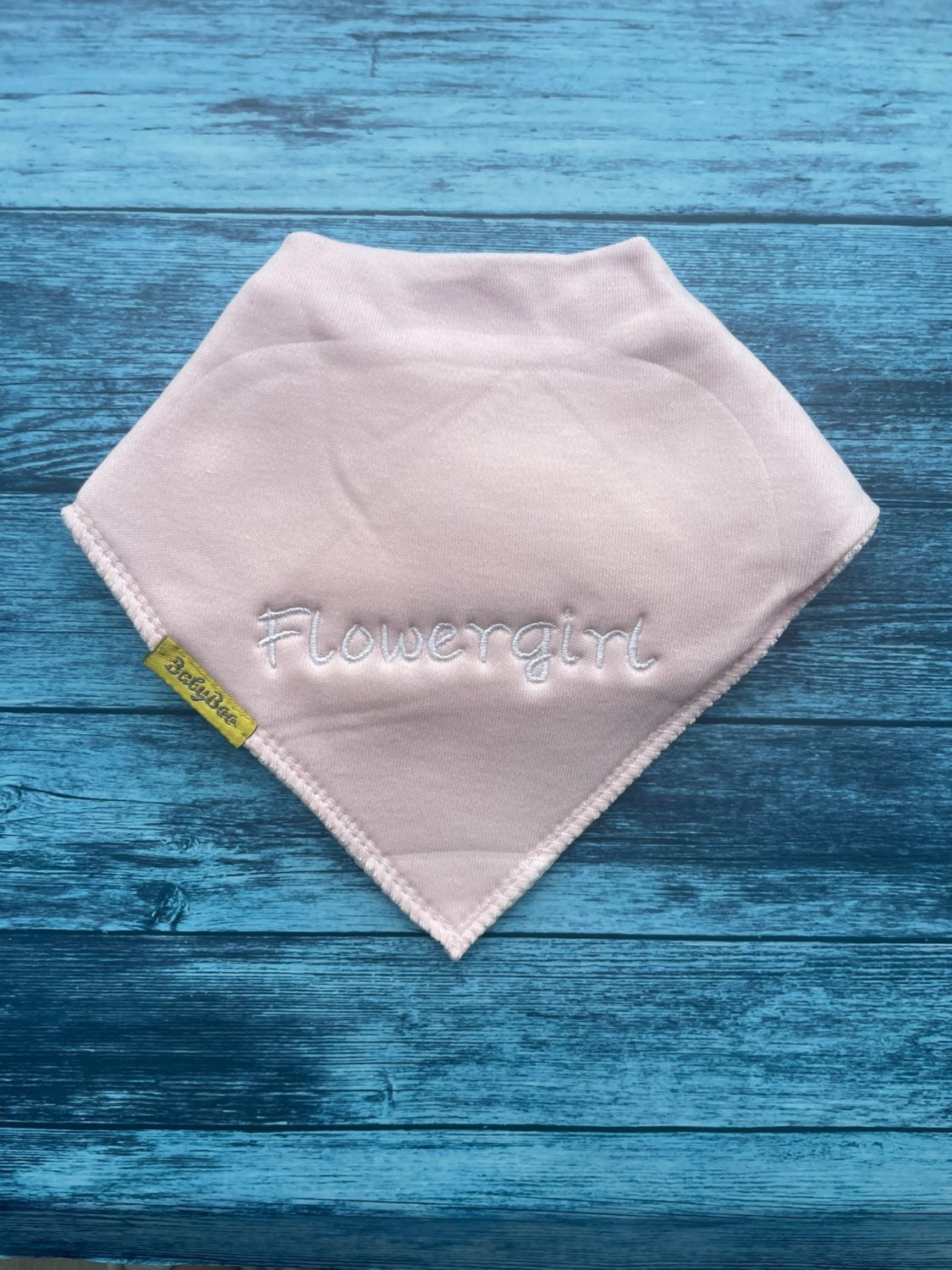 Personalised organic cotton DribbleBoo bandana bib