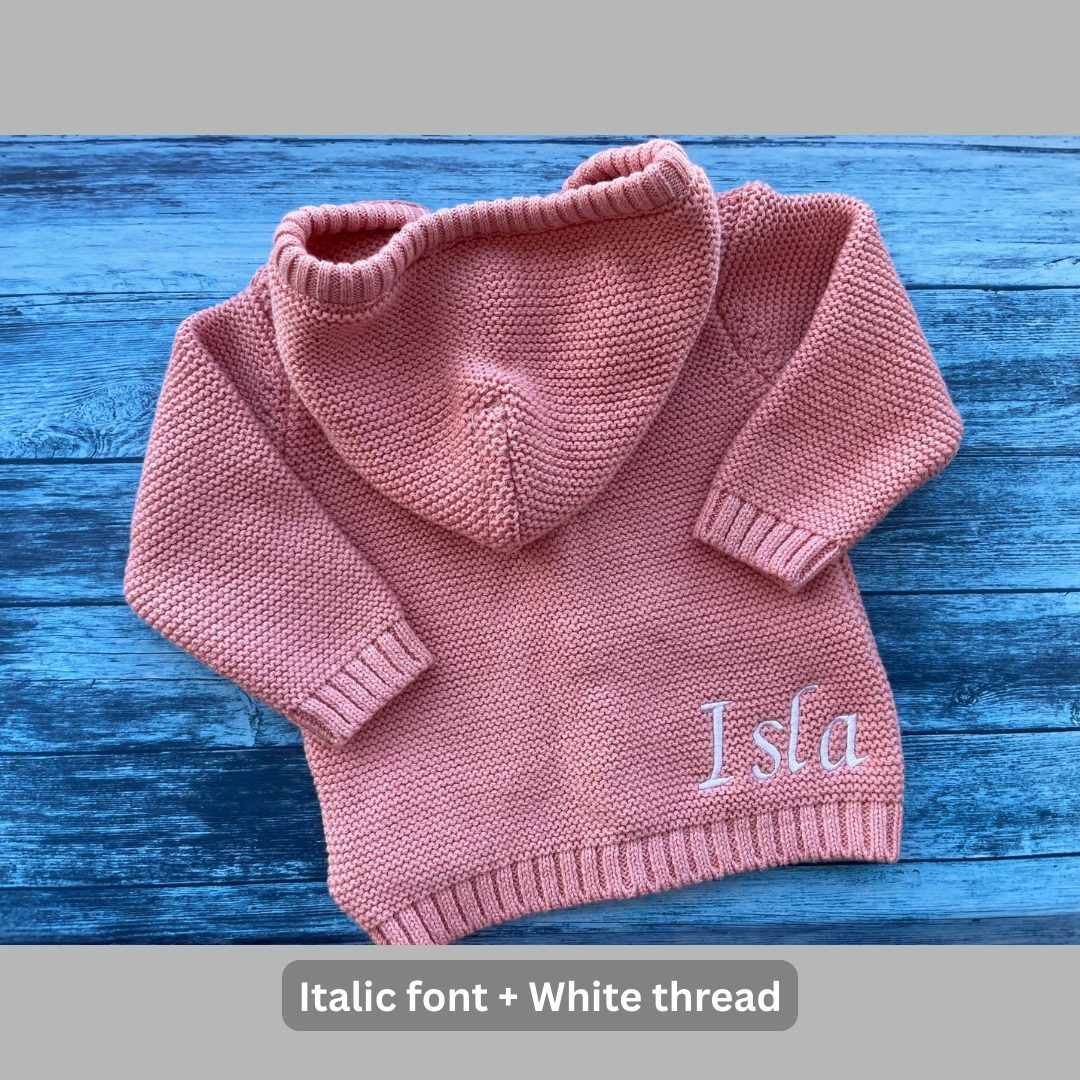 Rose organic cotton hoodie
