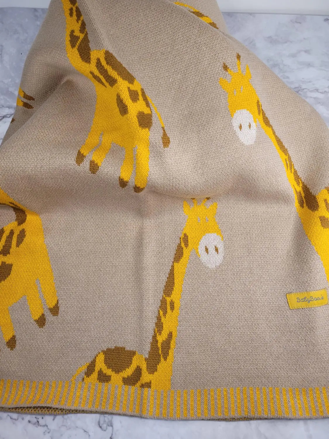 My cuddle blanket - giraffes