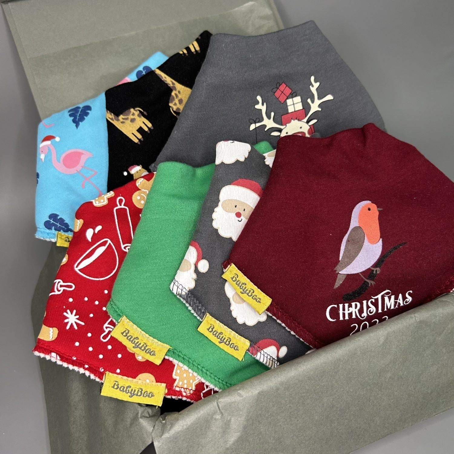 A week of Christmas bibs luxury gift box