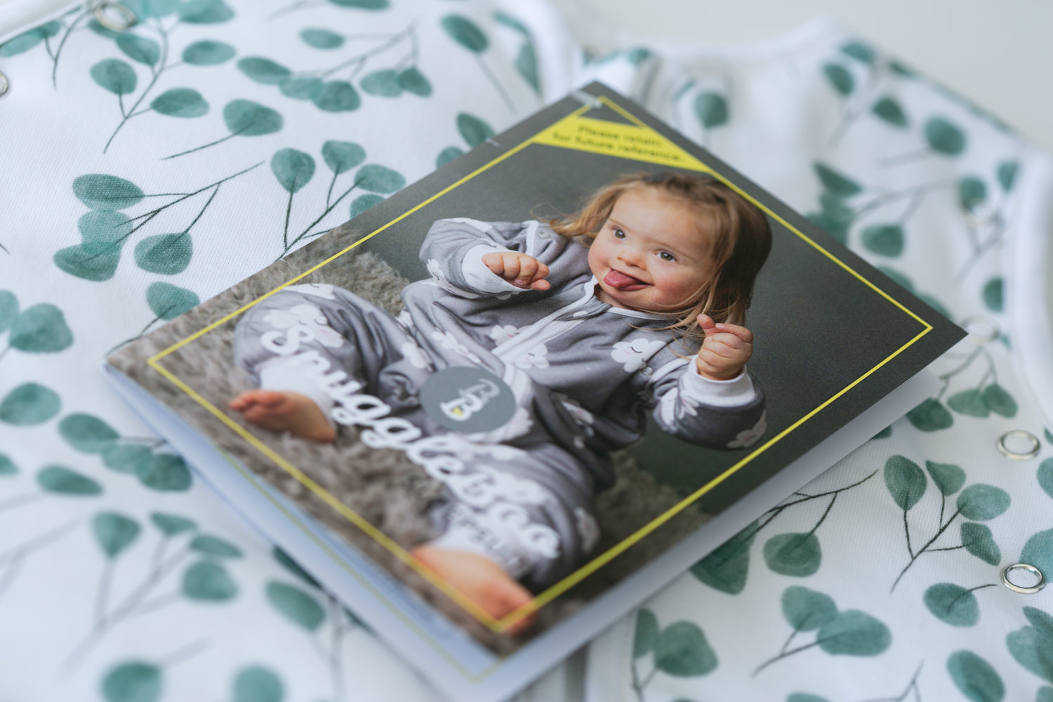 Eucalyptus organic cotton SnuggleBoo sleepsuit (2.5 tog)
