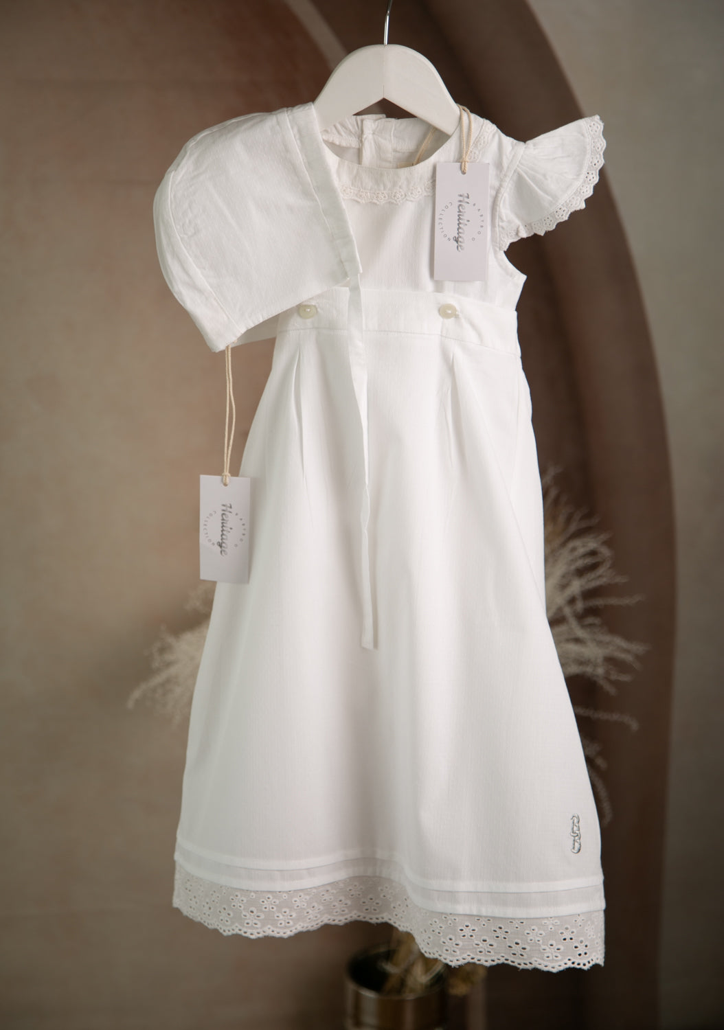 Classic style dress with detachable full length skirt (Clodagh)
