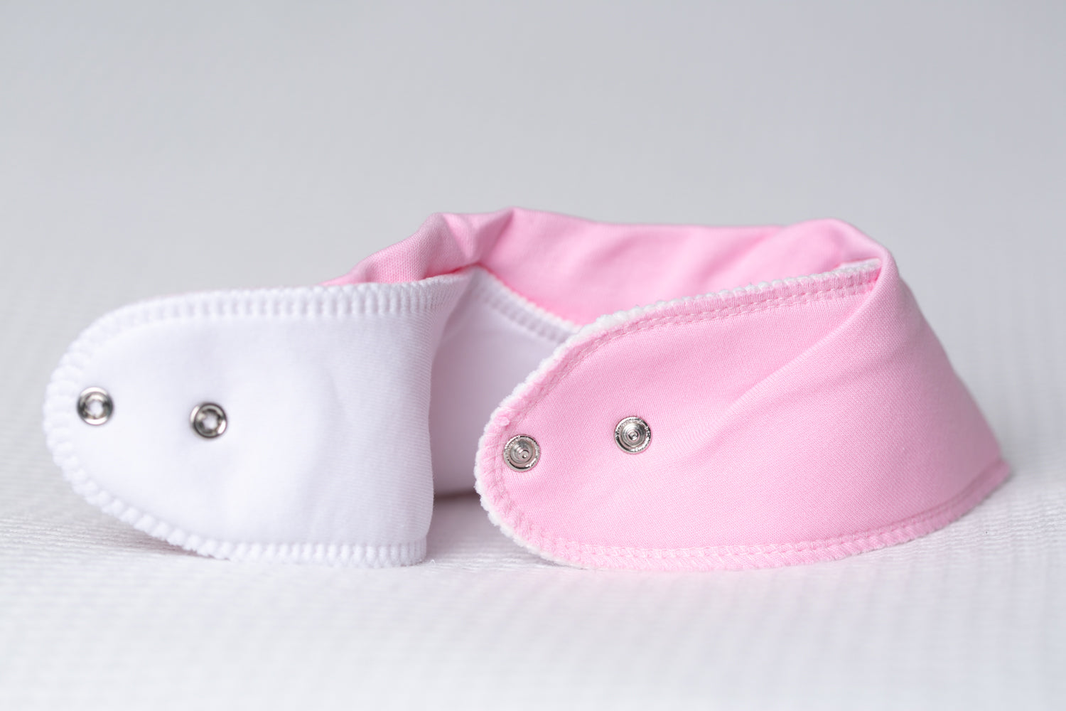 Just Candyfloss pink organic cotton DribbleBoo bandana bib