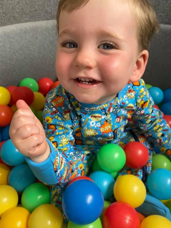 Superheroes organic cotton ZippyBoo suit