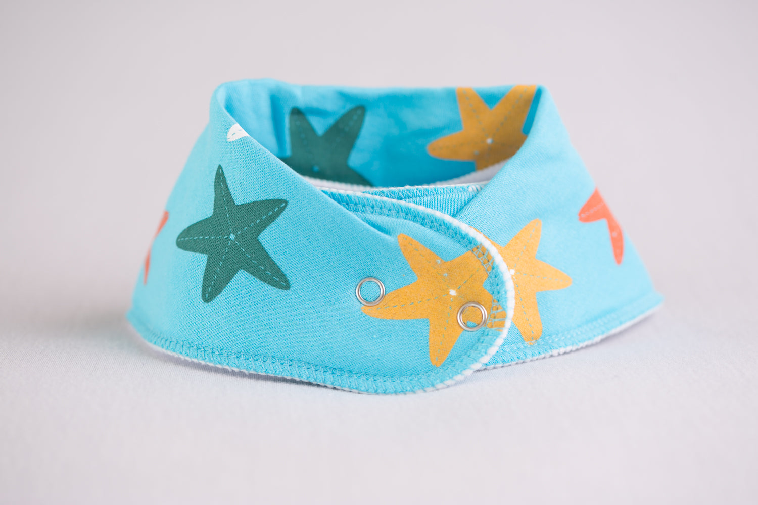 Starfishing Organic Cotton DribbleBoo bandana bib