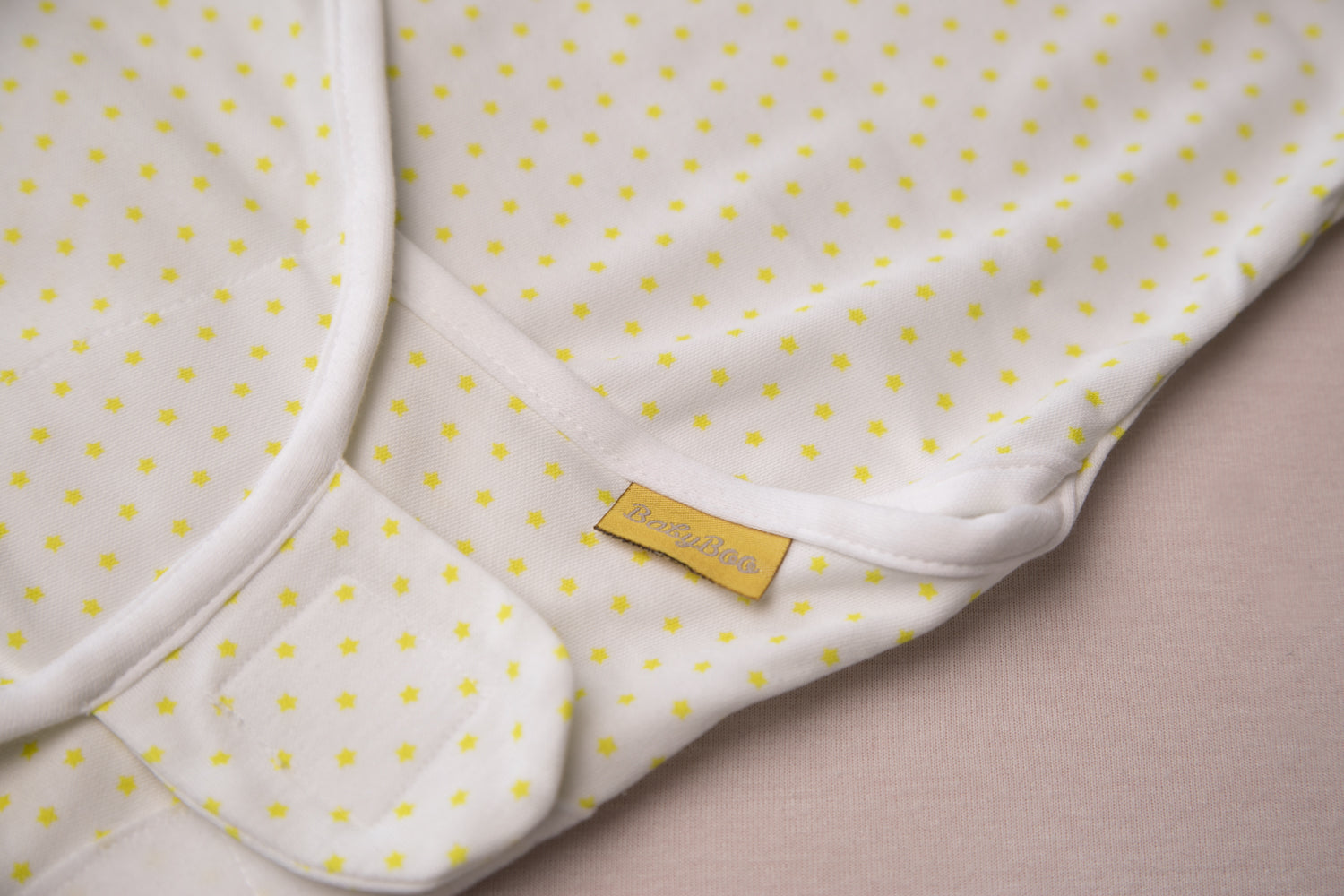 Lemon stars organic cotton SwaddleBoo