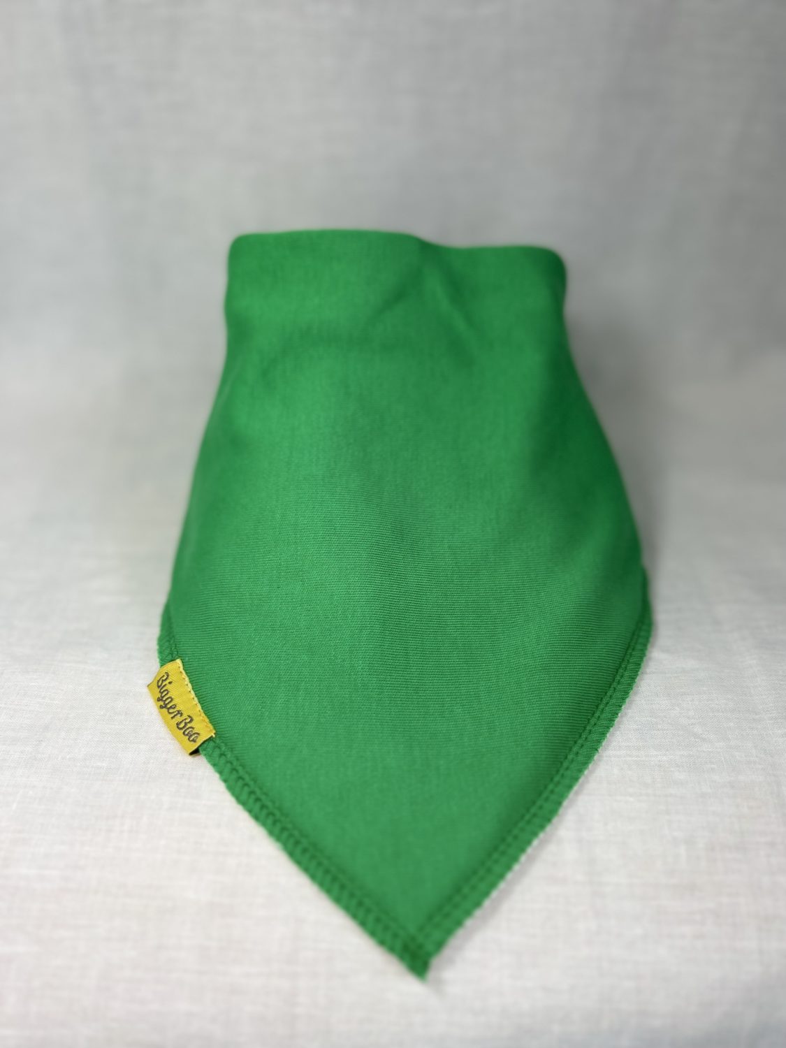 Just green organic cotton BiggerBoo bandana bib (age 3+)