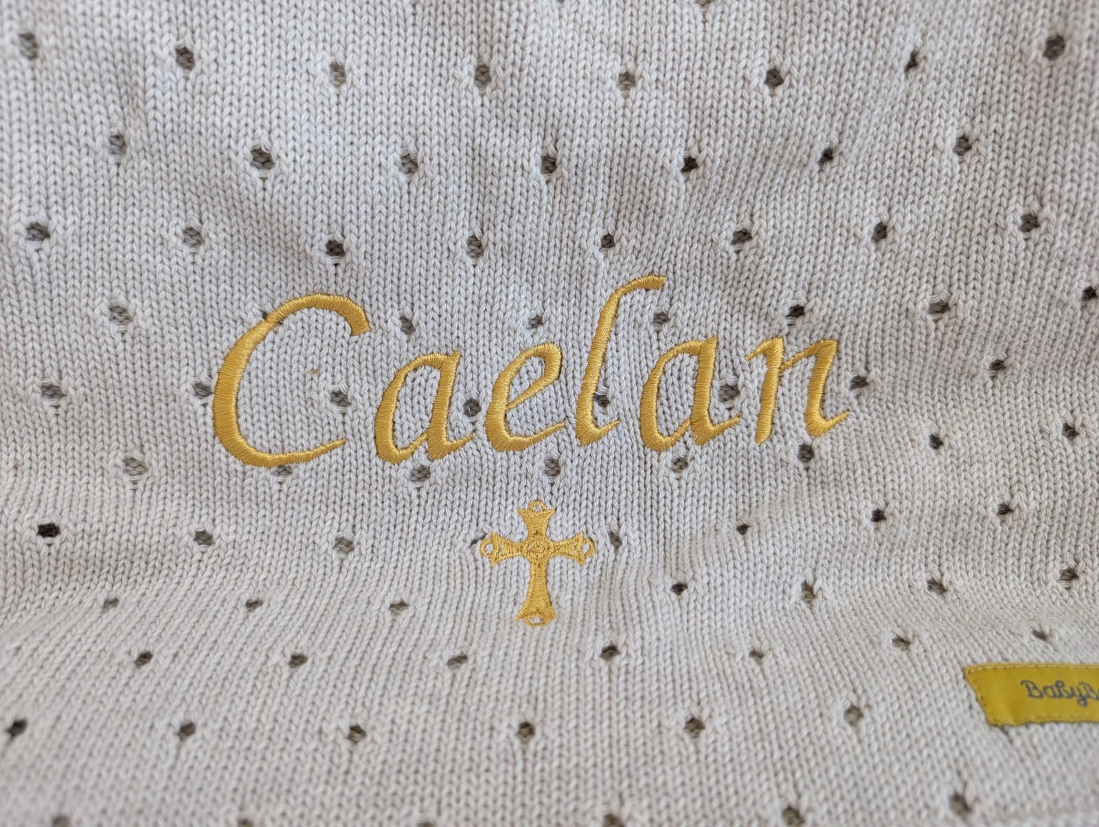 Sale - Organic cotton Mint Cellular Blankieboo - Caelan
