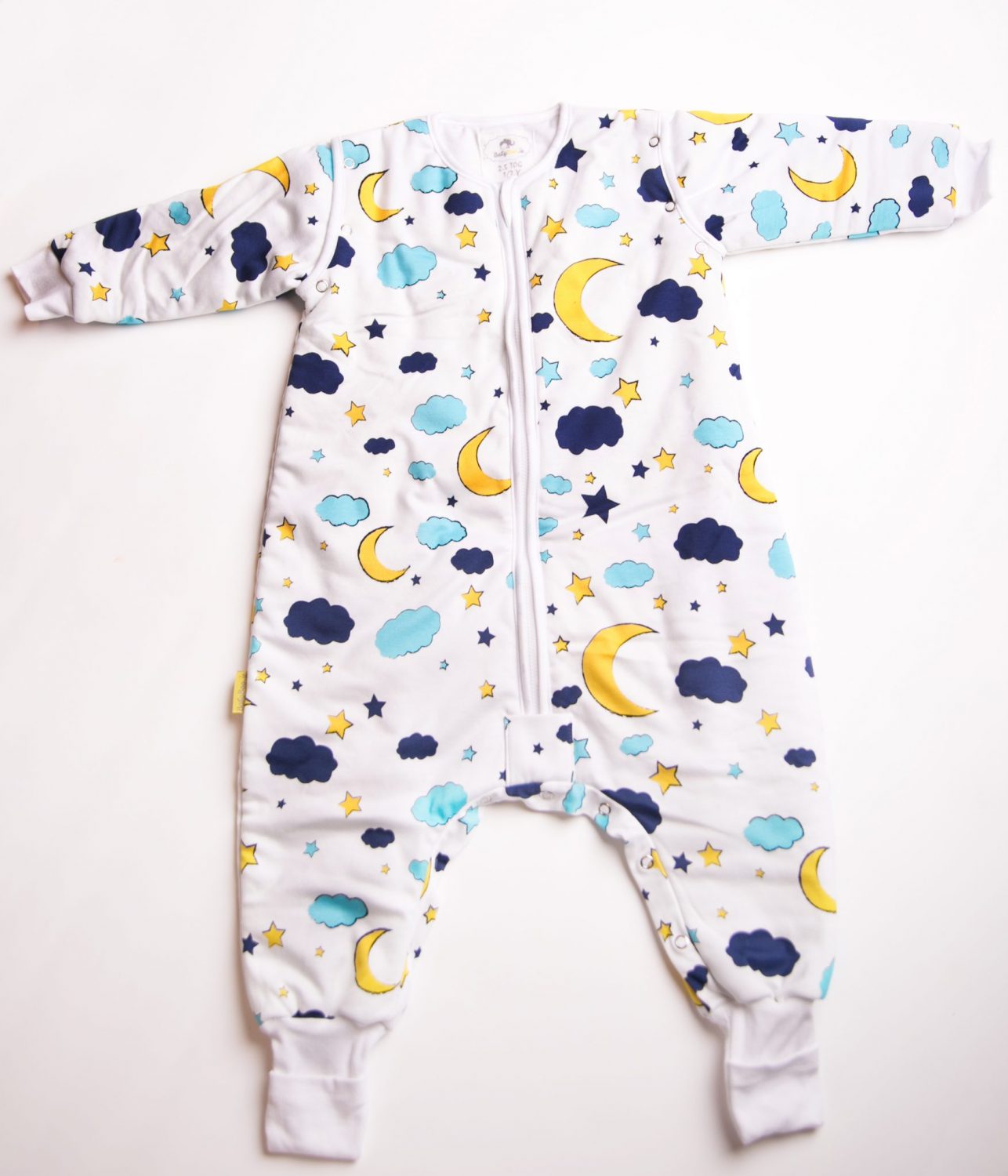 Imperfect - Moon & Stars organic cotton SnuggleBoo sleepsuit (2.5 tog)