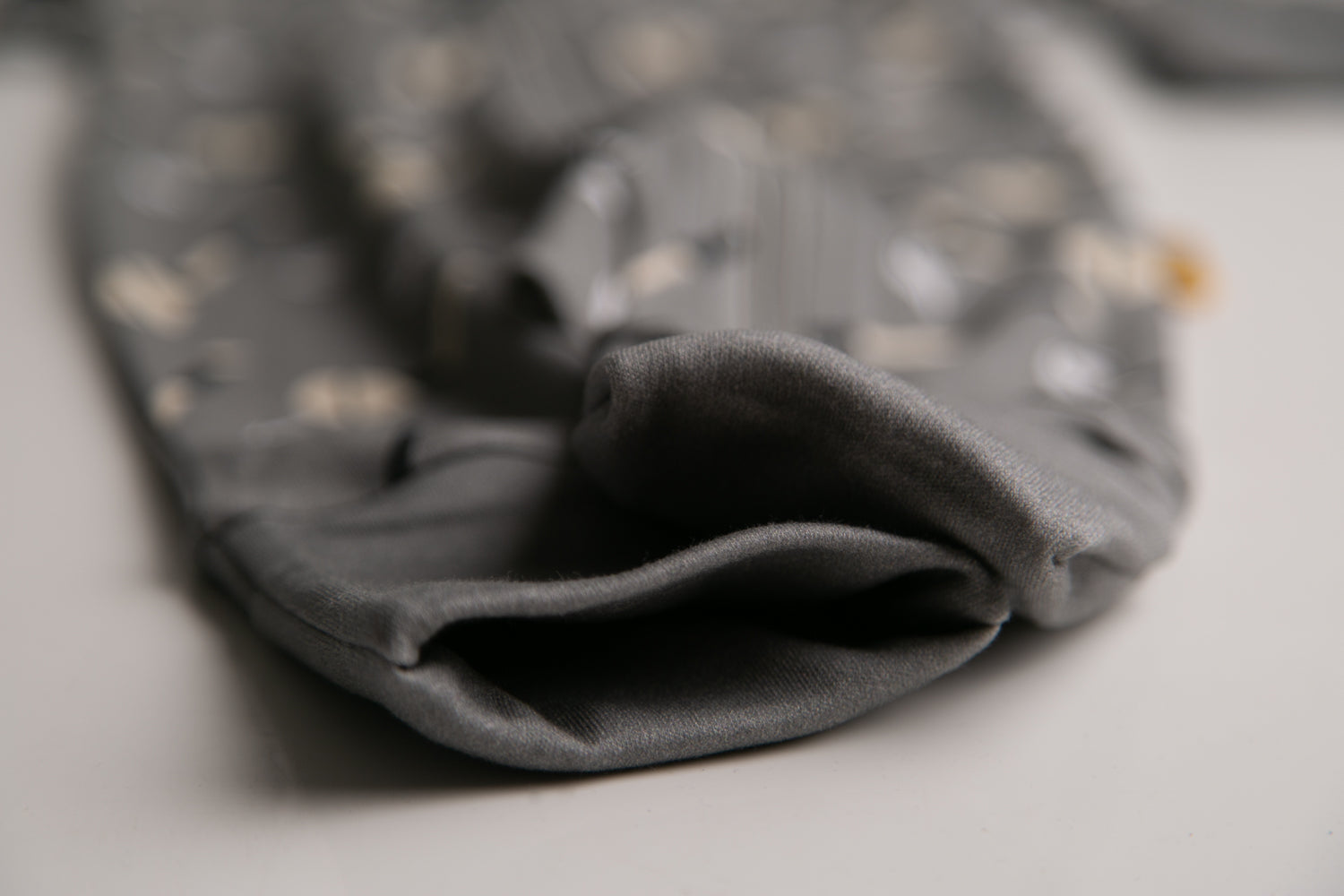 Grey GAA organic cotton ZippyBoo suit