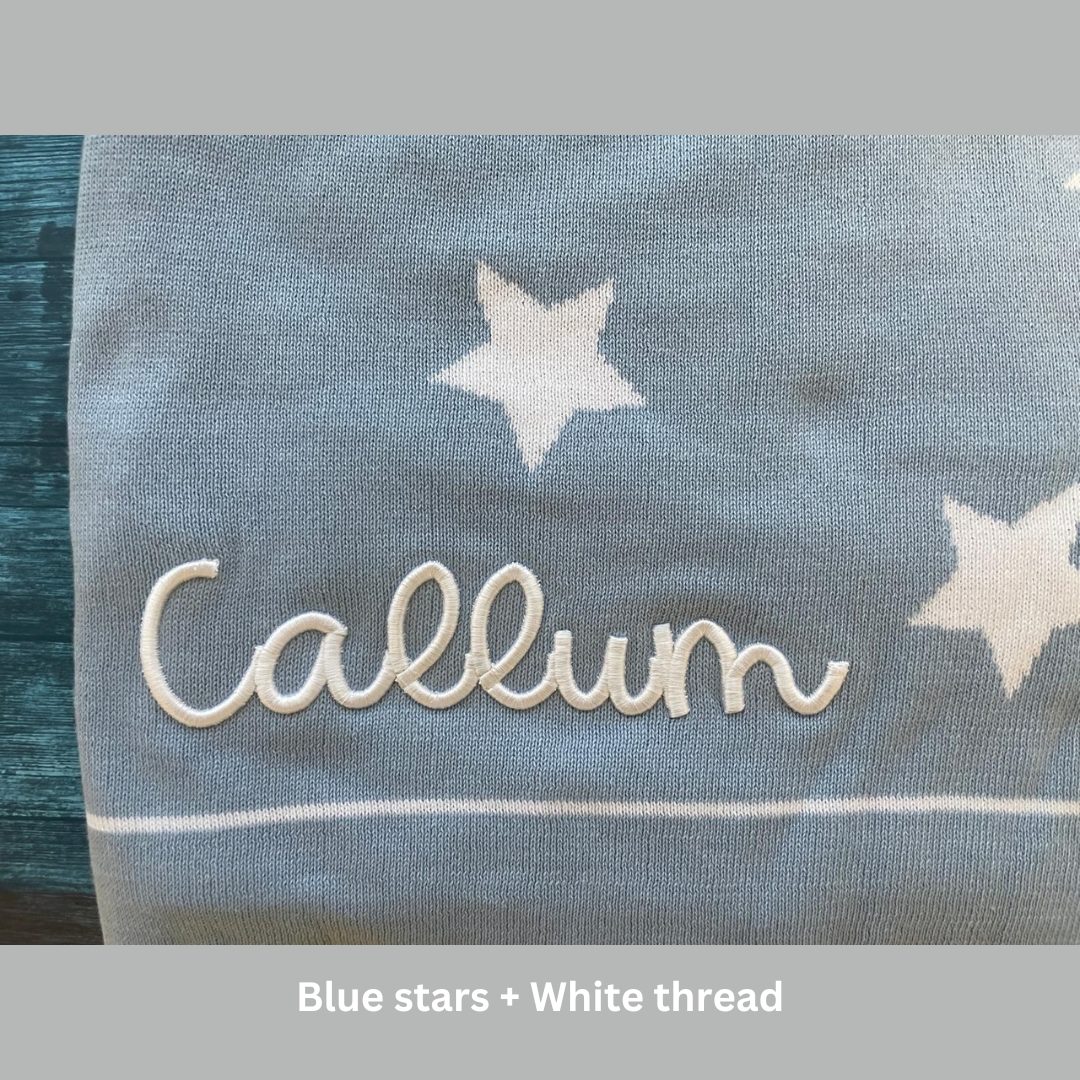 3D Puff Personalised Organic Cotton BlankieBoo baby blanket