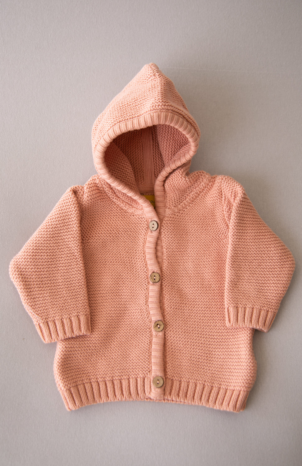 Cute Bunny Organic Cotton Zipped Cardigan