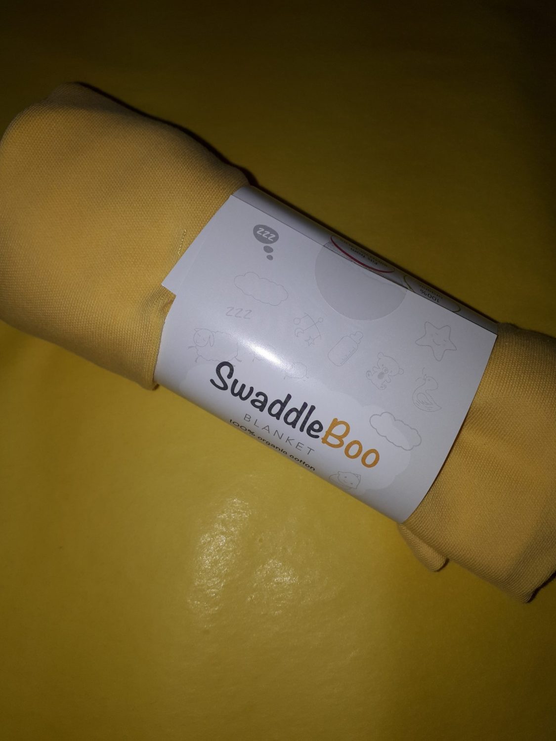 Sunshine organic cotton SwaddleBoo